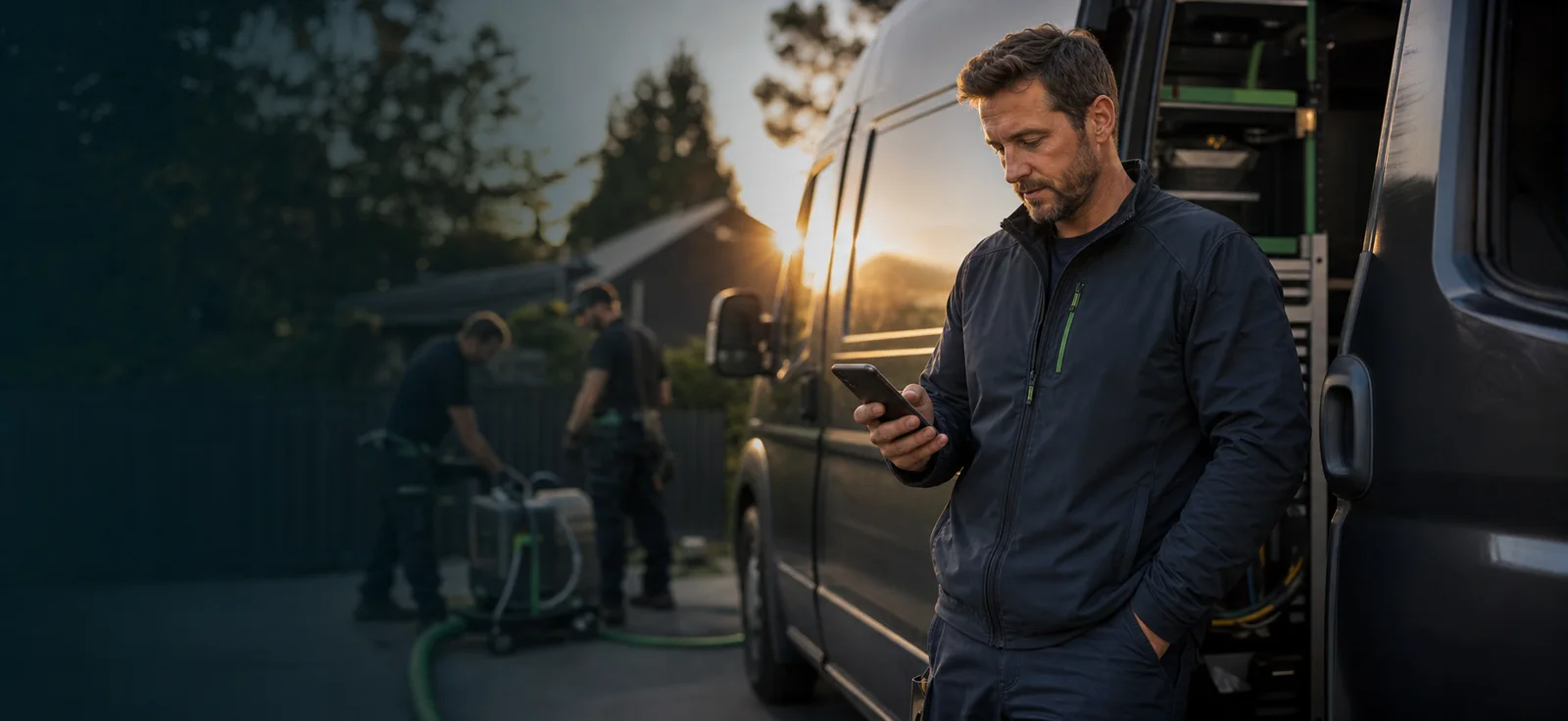 A Florida home-efficiency contractor using an AI operations teammate from the field